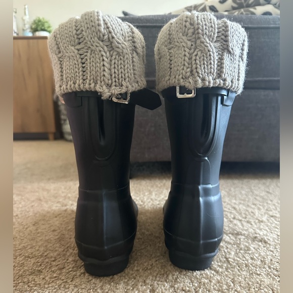 Hunter Original Short Rain Boot with Boot Sock - Picture 4 of 8